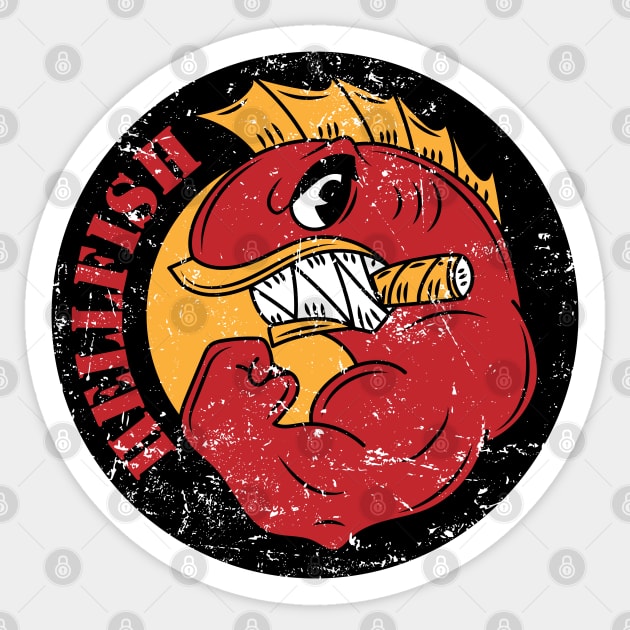 The Hellfish Sticker by SuperEdu